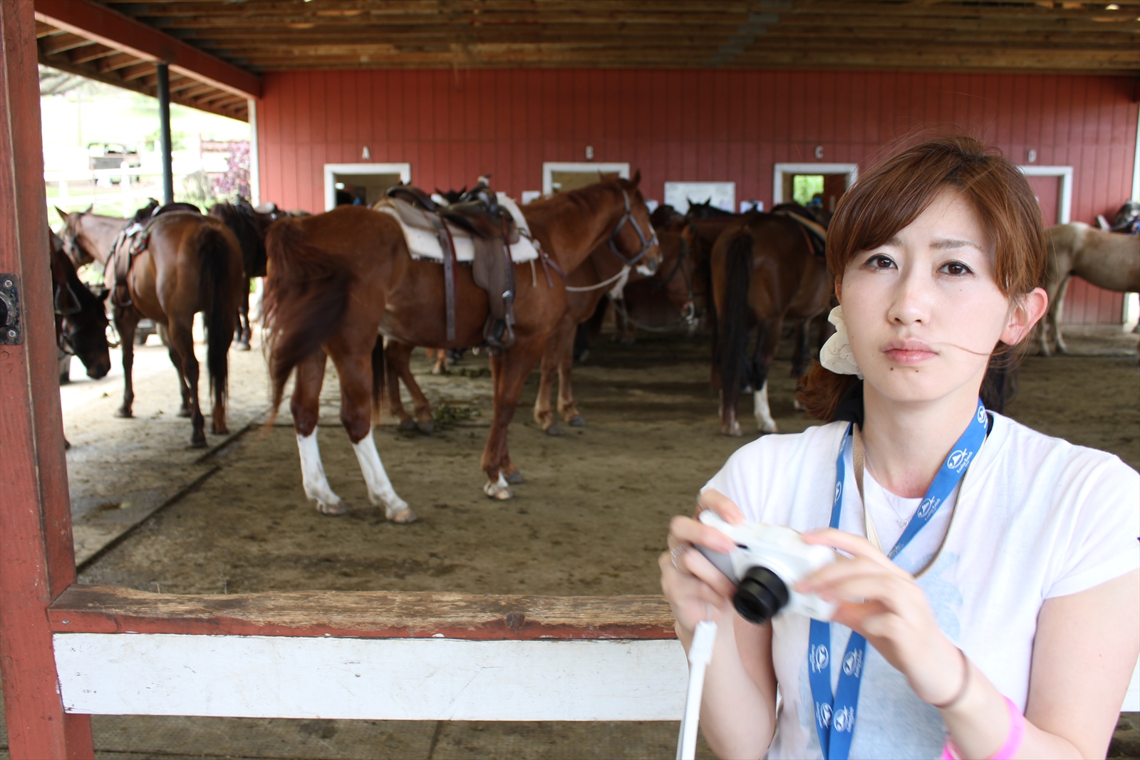 クアロアランチで初の乗馬