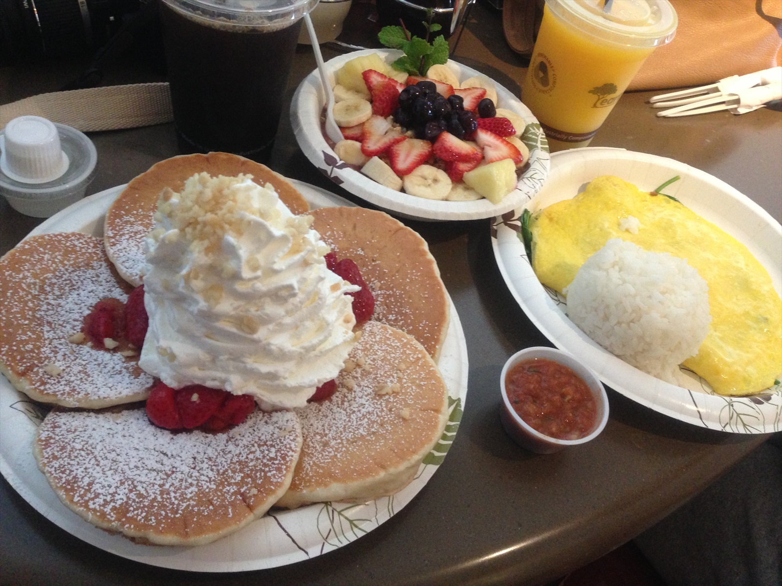 エッグスンシングス(Eggs 'n Things)のパンケーキ