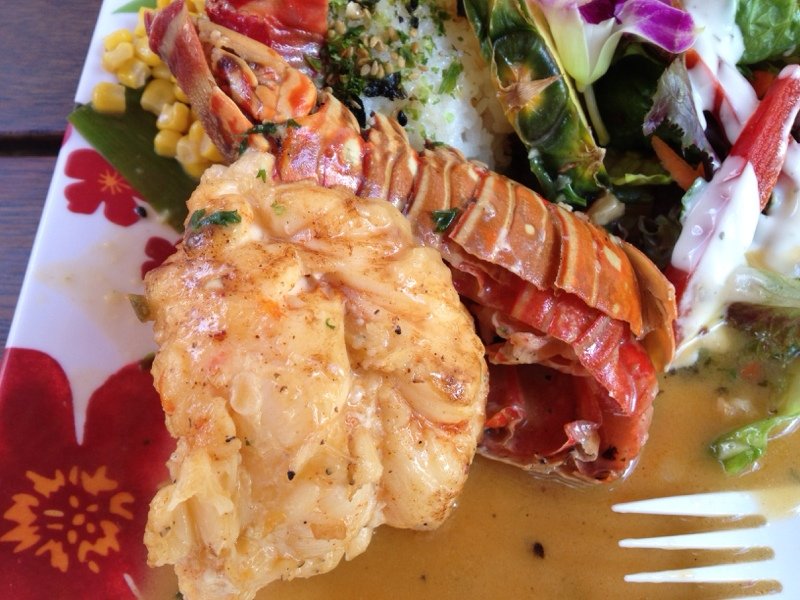 特大ブルーウォーターシュリンプのガーリックシュリンプ