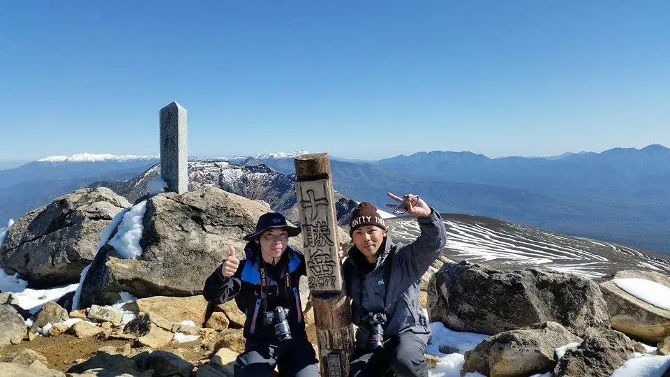 十勝岳山頂