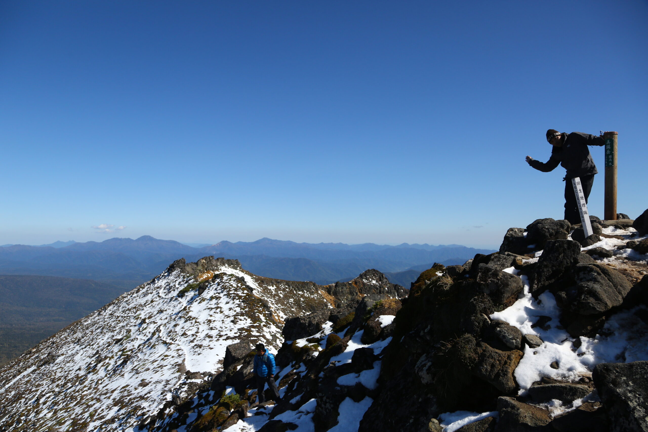 美瑛岳山頂