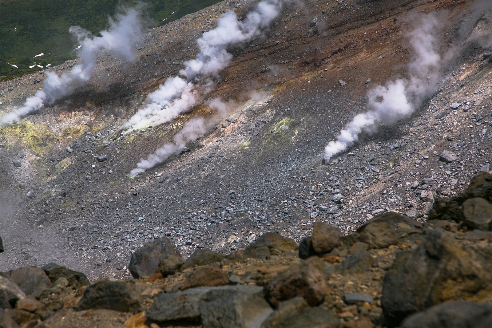 旭岳の火山ガス