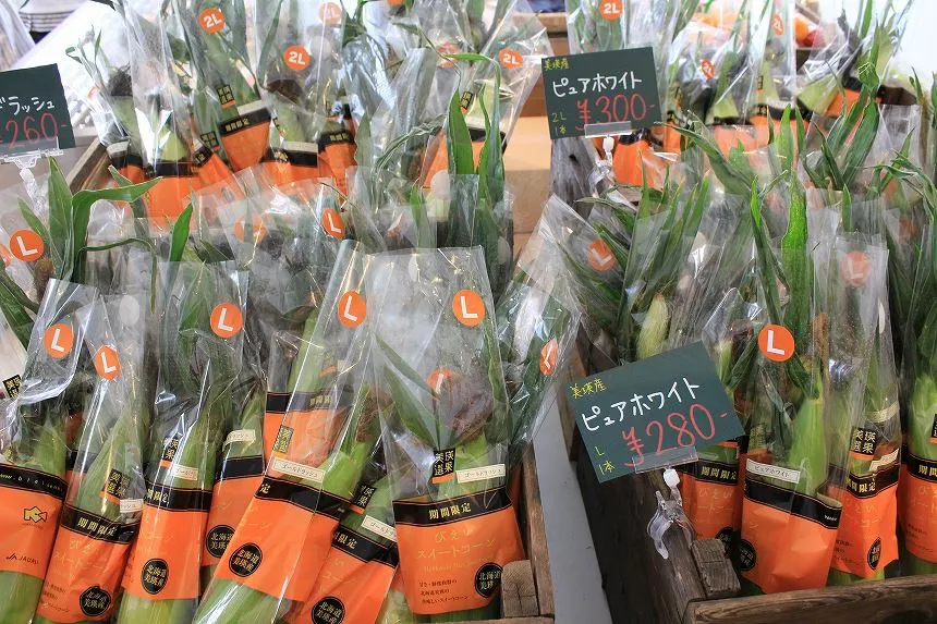 ピュアホワイトとうもろこし