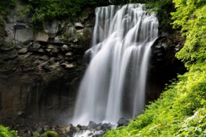 滝野すずらん丘陵公園とアシリベツの滝を写真撮影