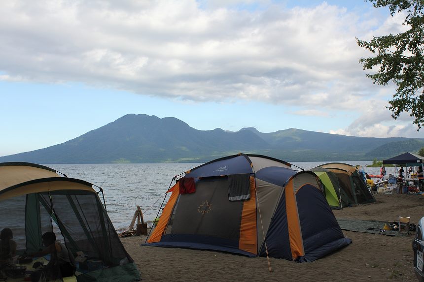 支笏湖美笛キャンプ場 初キャンプ