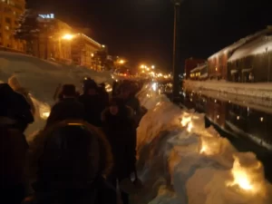 【小樽 雪あかりの路】小樽の夜はとてもロマンチックで感動モノでした