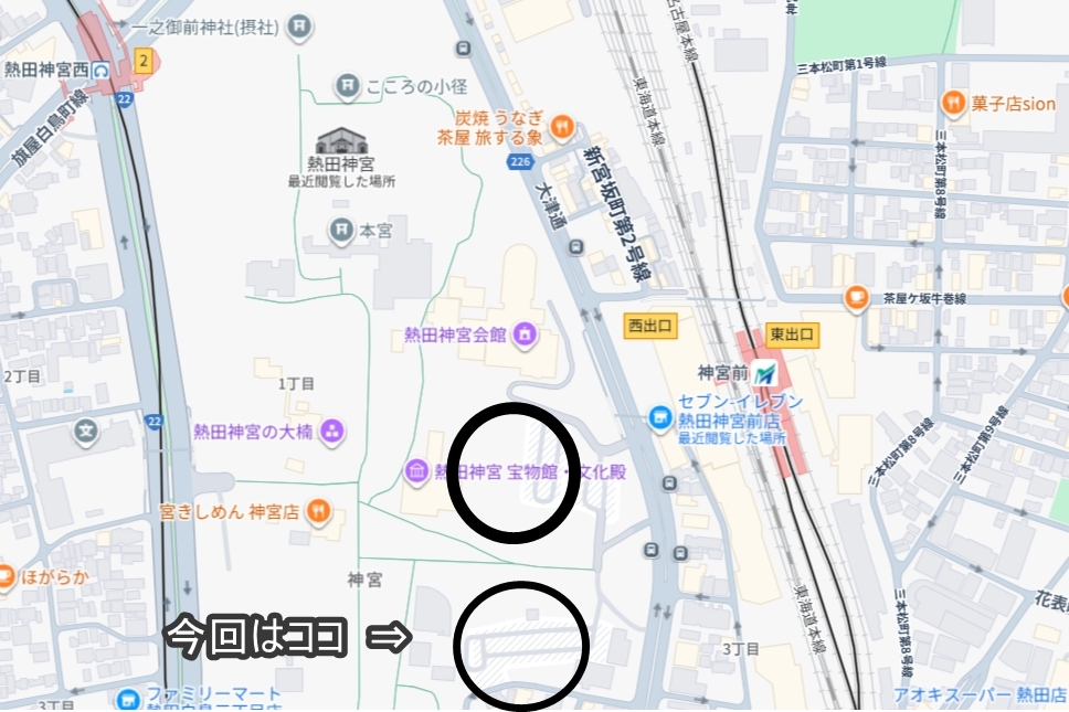 熱田神宮 駐車場